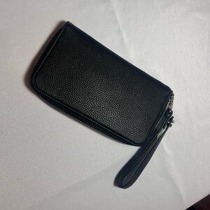 Black All About the Benjamins Wallet and wristlet.